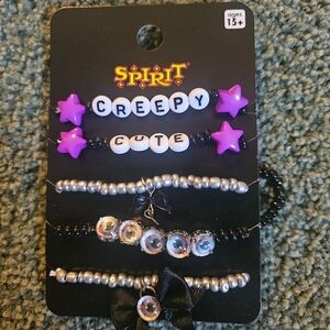 Spirit Purple and Black Jewelry Set